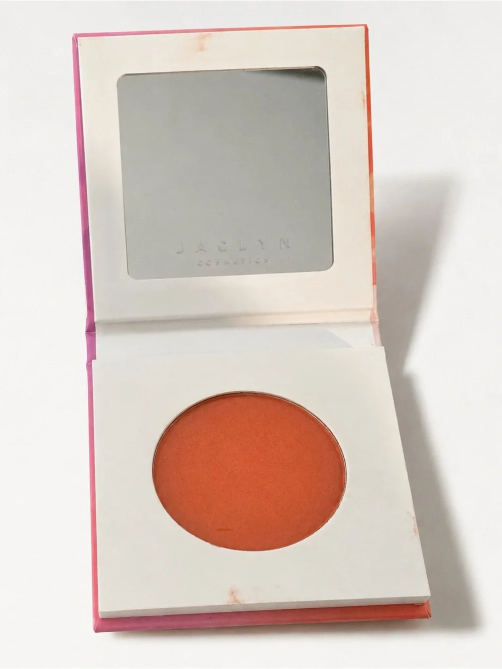 Jaclyn Cosmetics Orange Blush Compact - Vibrant Orange Cheek Color